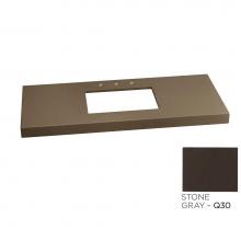 Ronbow 363343-8-Q30 - 43'' x 22'' TechStone™  WideAppeal™Vanity Top in Stone Gray - 2'&apos