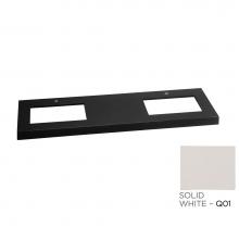 Ronbow 363361-1D-Q02 - 61'' x 22'' TechStone™  WideAppeal™ Vanity Top in Broad Black - 2 3/4&apos