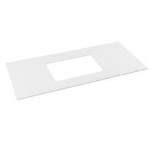 Ronbow 365548-1-Q01 - 48'' x 19'' TechStone™  Vanity Top in Solid White - 3/4'' Thick
