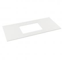 Ronbow 365548-1-Q28 - 48'' x 19'' TechStone™  Vanity Top in Wide White - 3/4'' Thick