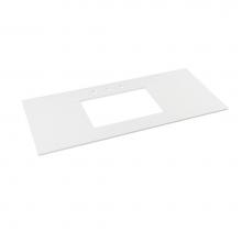 Ronbow 365548-8-Q01 - 48'' x 19'' TechStone™  Vanity Top in Solid White - 3/4'' Thick