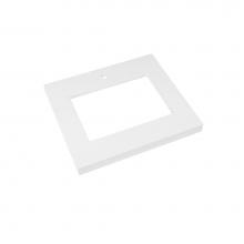 Ronbow 366624-1-Q01 - 24'' x 19'' TechStone™  WideAppeal™  Vanity Top in Solid White - 2'&a