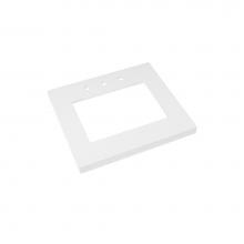 Ronbow 366624-8-Q01 - 24'' x 19'' TechStone™  WideAppeal™  Vanity Top in Solid White - 2'&a