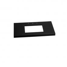 Ronbow 366632-8-Q02 - 32'' x 19'' TechStone™  WideAppeal™  Vanity Top in Broad Black - 2'&a