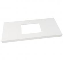 Ronbow 366648-1-Q01 - 48'' x 19'' TechStone™  WideAppeal™  Vanity Top in Solid White - 2-3/4&apo