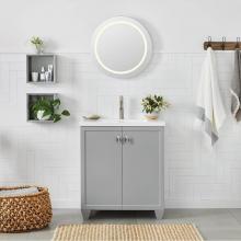 Ronbow 015623-W01 - 23'' Adina Wall Mount Bathroom Vanity Base Cabinet in White
