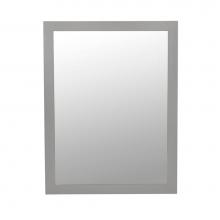 Ronbow 600124-F20 - 24'' Alina Contemporary Solid Wood Framed Bathroom Mirror in Empire Gray