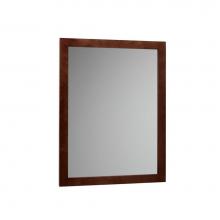 Ronbow 600124-H01 - 24'' Alina Contemporary Solid Wood Framed Bathroom Mirror in Dark Cherry
