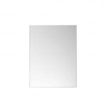 Ronbow 601123-BN - 23'' Fortune Contemporary Metal Framed Bathroom Mirror in Brushed Nickel