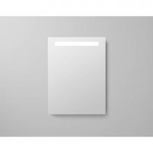 Ronbow 601524-SA - 24'' Manson Contemporary Metal Framed Bathroom Mirror with LED Light Border in Satin Alu