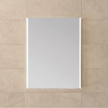 Ronbow 602624-SA - 24'' Parker Contemporary Metal Framed Bathroom Mirror with LED Light Border in Satin Alu