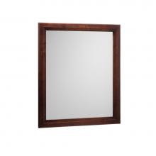 Ronbow 603130-F13 - 30'' Reuben Transitional Solid Wood Framed Bathroom Mirror in Café Walnut
