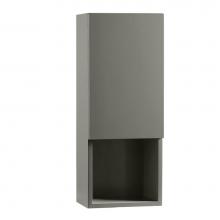 Ronbow 687230-E12 - 12'' Cooper Contemporary Bathroom Wall Cabinet in Slate Gray