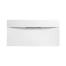 Ronbow E012009-WH - 27'' Imprint Rectangular Ceramic Vessel About Counter with out Overflow in White