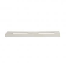 Ronbow E022953-8D-Q28 - Brit - 53'' wide white wideappeal vanity top with double sink-Wide White Techstone