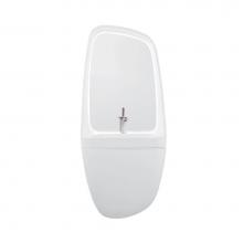 Ronbow E062629-E23 - 29'' Pebble Bathroom Vanity base - Glossy White