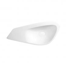 Ronbow E092001-WH - 36'' Force Above Counter Ceramic Vessel with out Overflow in White