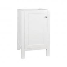 Ronbow 036918-3-E23 - 18'' Cami Bathroom Vanity Base Cabinet with Wood Door in Glossy White