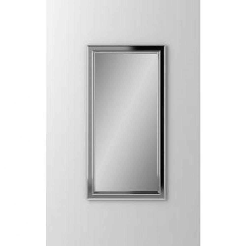 Bryn Mawr 19-1/4'' x 39-3/8'' x 4'' Framed Cabinet, Chrome, Non-Hand