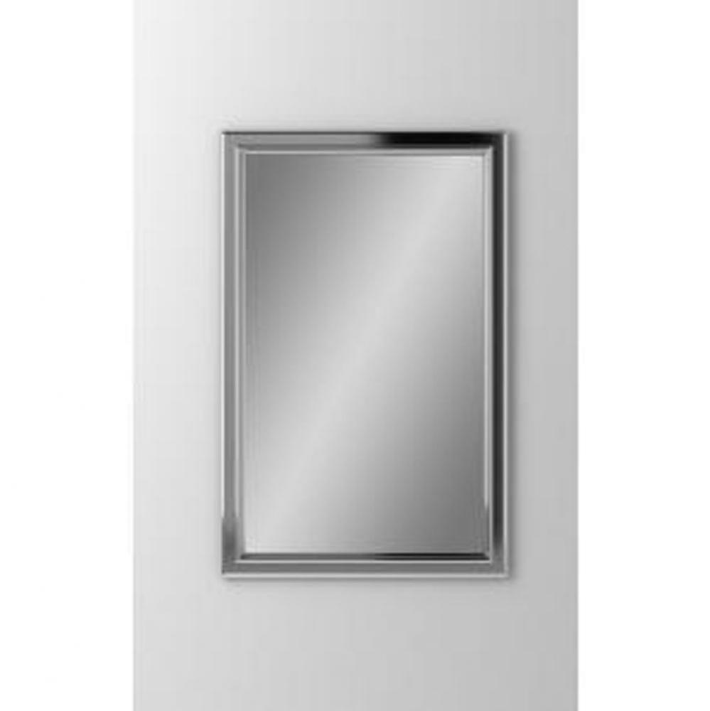 Bryn Mawr 23-1/4'' x 39-3/8'' x 4'' Framed Cabinet, Chrome, Left Hin