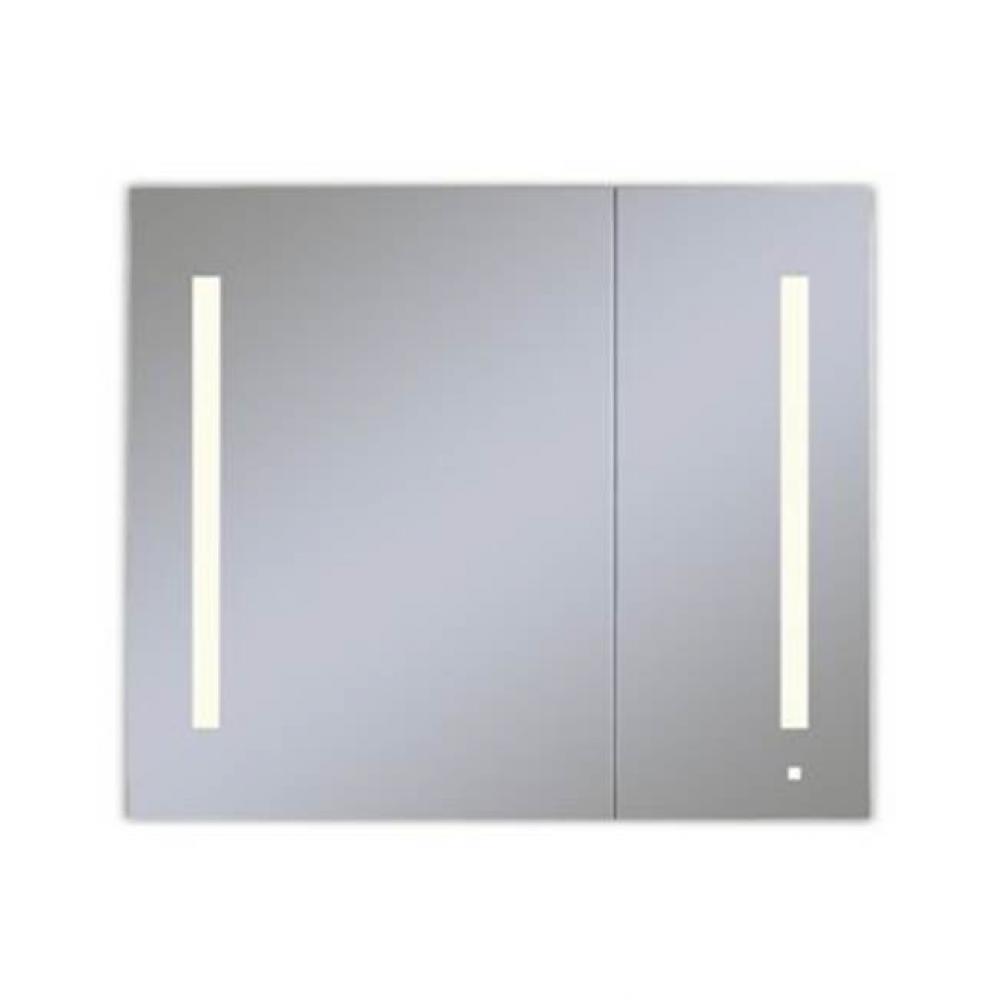 AiO Lighted Cabinet, 36'' x 30'' x 4'', Two Door, LUM Lighting, 2700