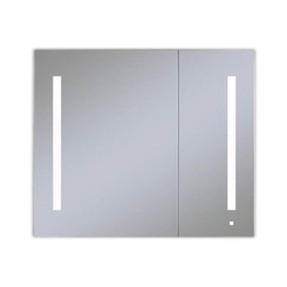 AiO Lighted Cabinet, 36'' x 30'' x 4'', Two Door, LUM Lighting, 4000