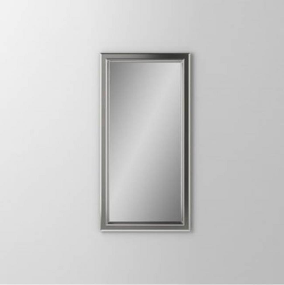 Main Line Mirror, 16'' x 30'' x 1-5/8'', Bryn Mawr Frame, Satin Nick