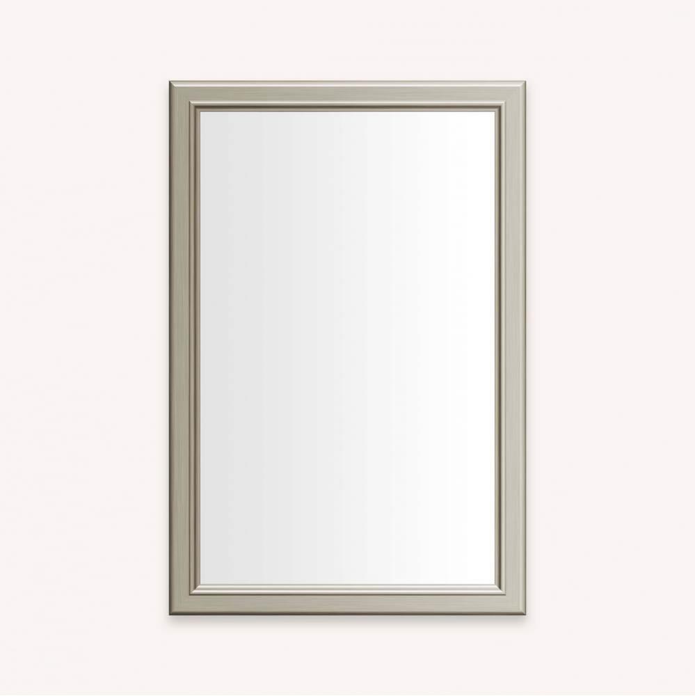 DC FRAMED WALL MIRROR, BM, 20X30, NICKEL