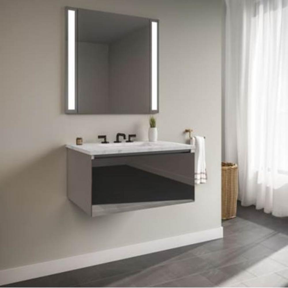 Curated Cartesian Vanity, 24'' x 15'' x 21'', Single Drawer