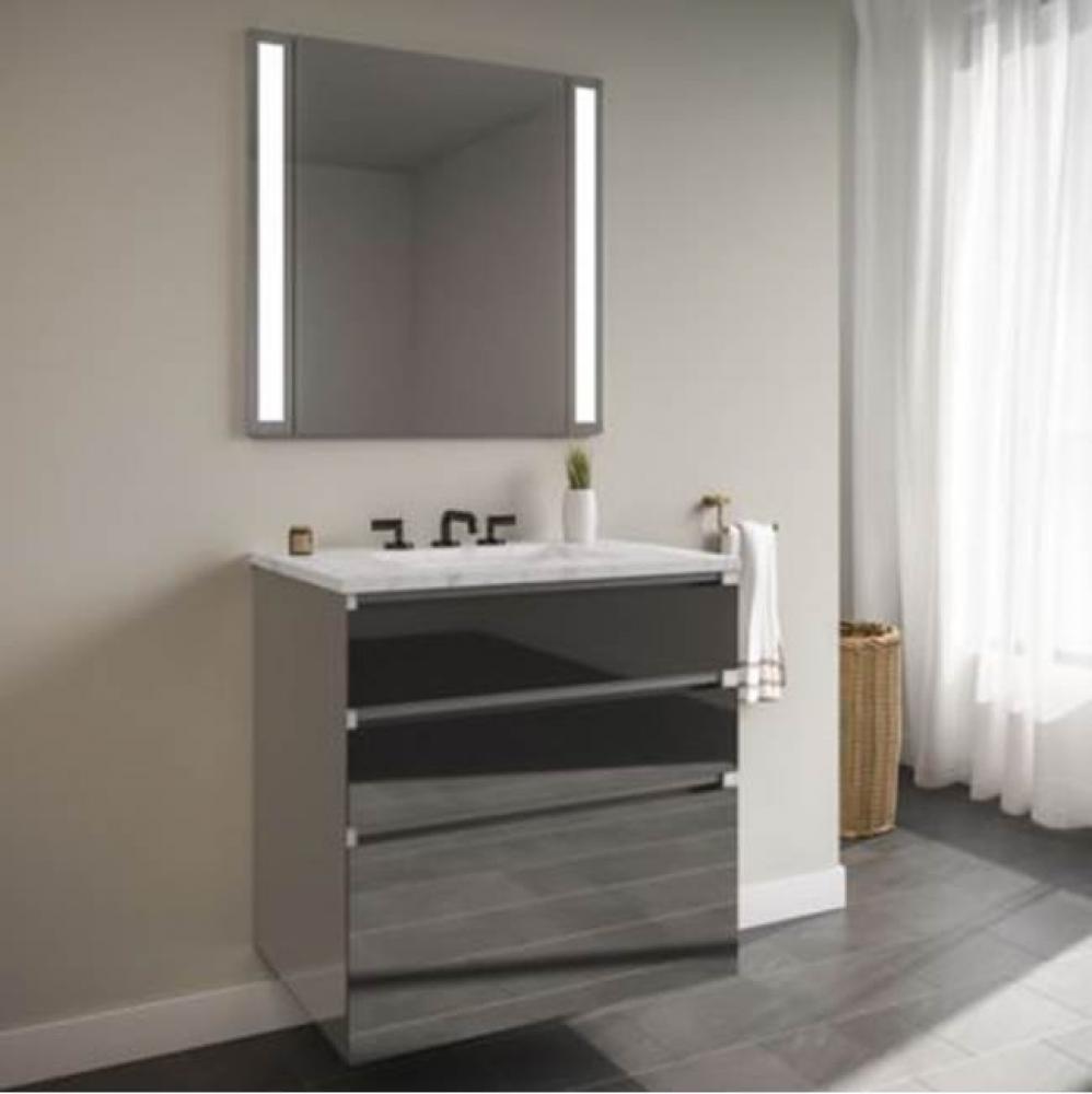 Curated Cartesian Vanity, 24'' x 7-1/2'' x 21'', 24'' x 15