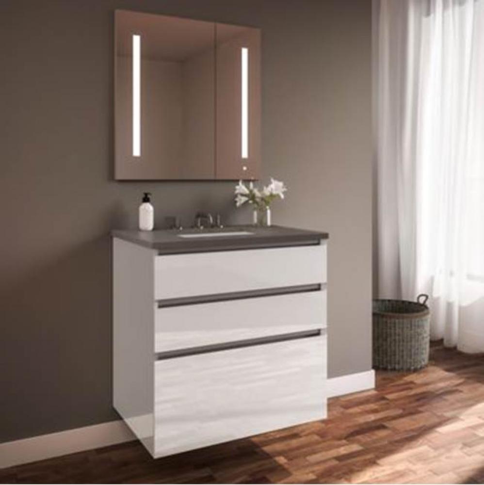 Curated Cartesian Vanity, 24'' x 7-1/2'' x 21'', 24'' x 15