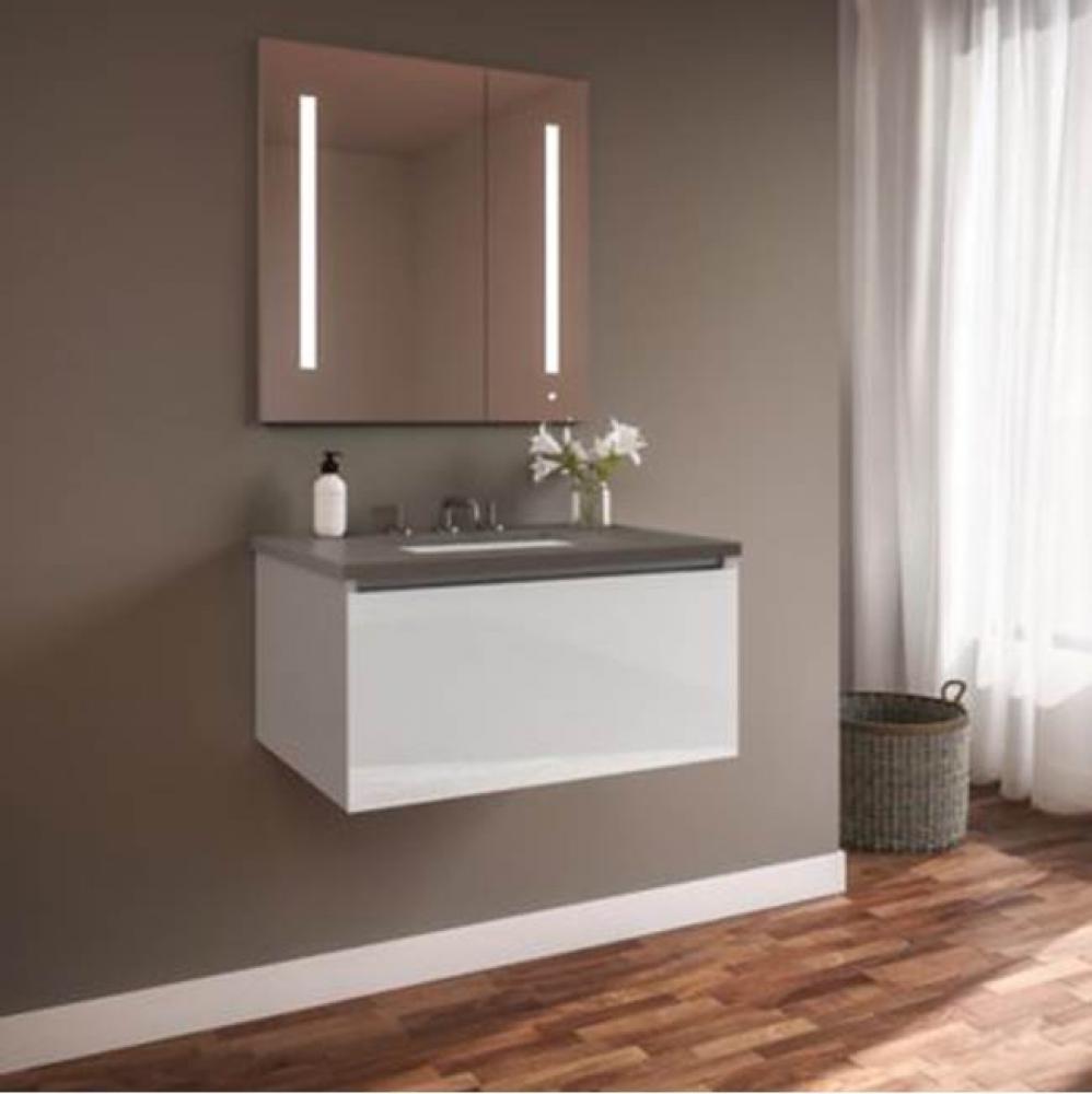 Curated Cartesian Vanity, 30'' x 15'' x 21'', Single Drawer