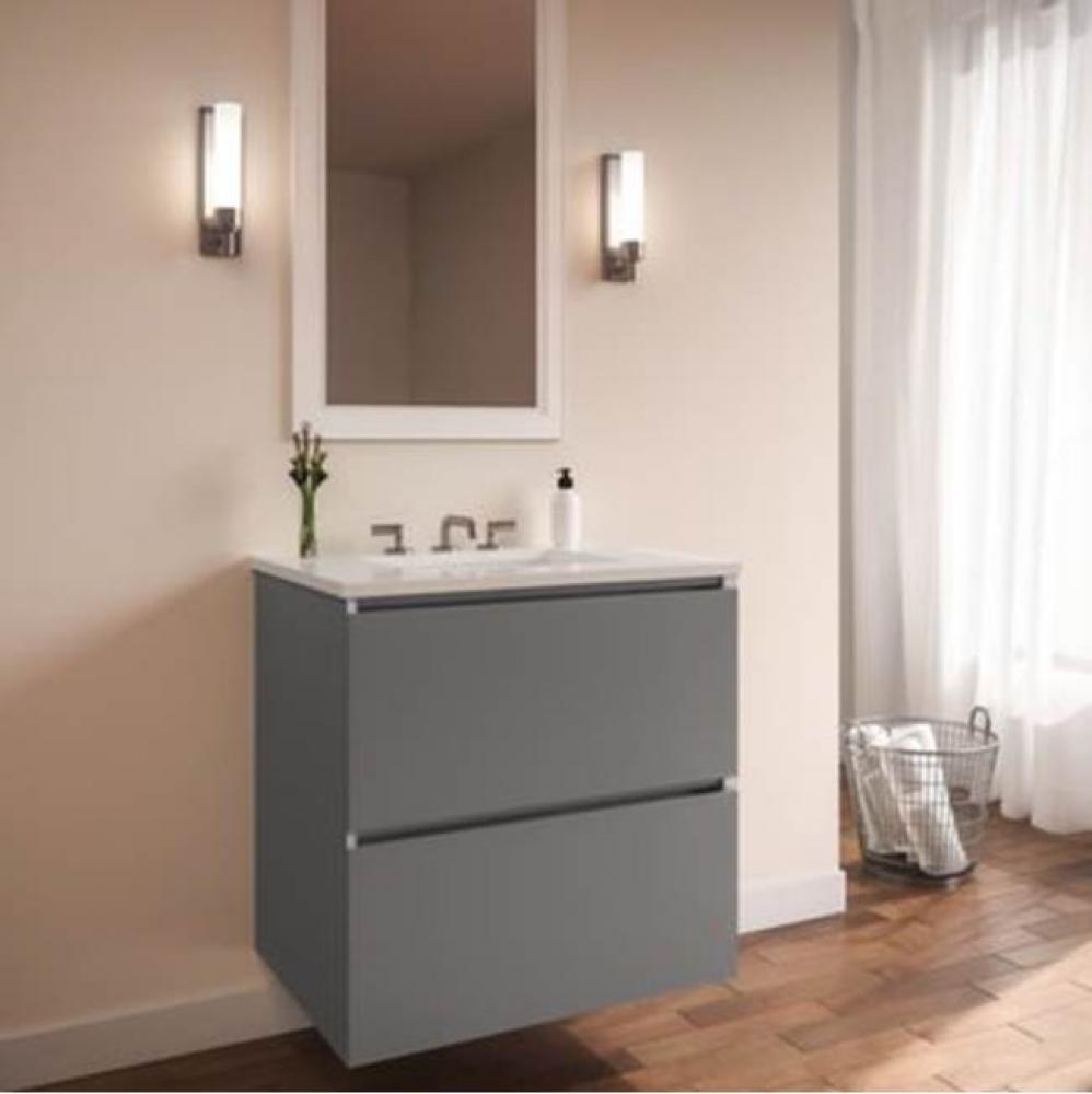 Curated Cartesian Vanity, 30'' x 15'' x 21'', Two Drawer