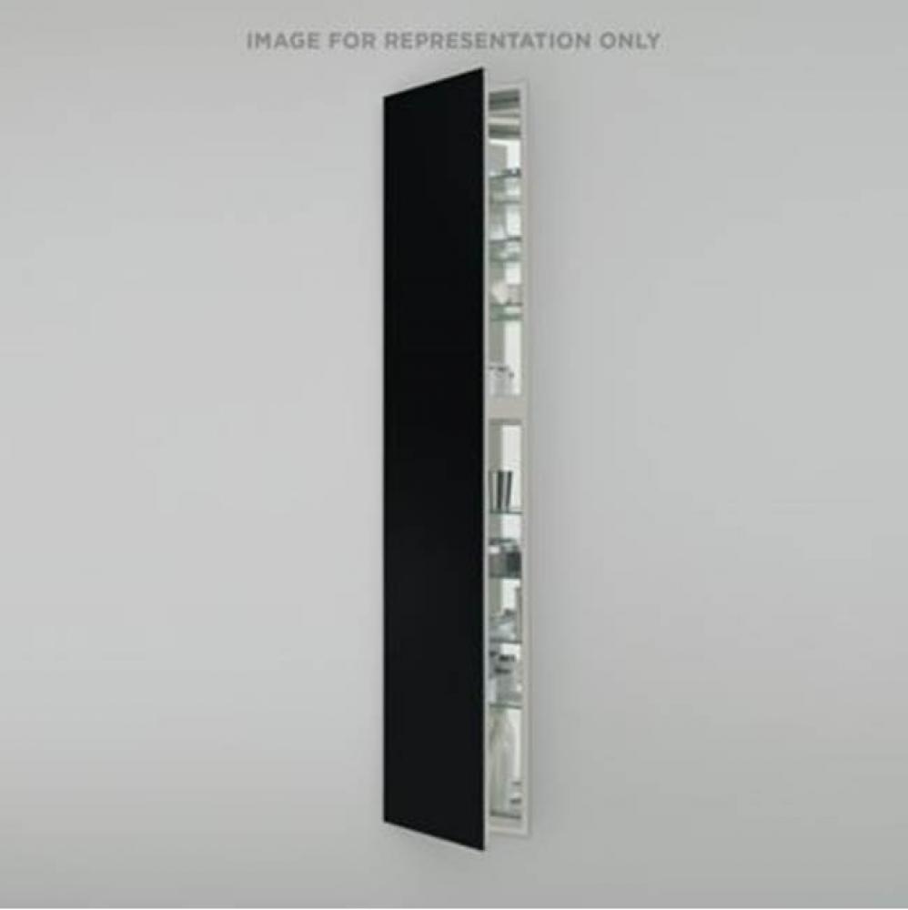 M Series Cabinet, 20'' x 70'' x 4'', Full Length, Matte Black, Left