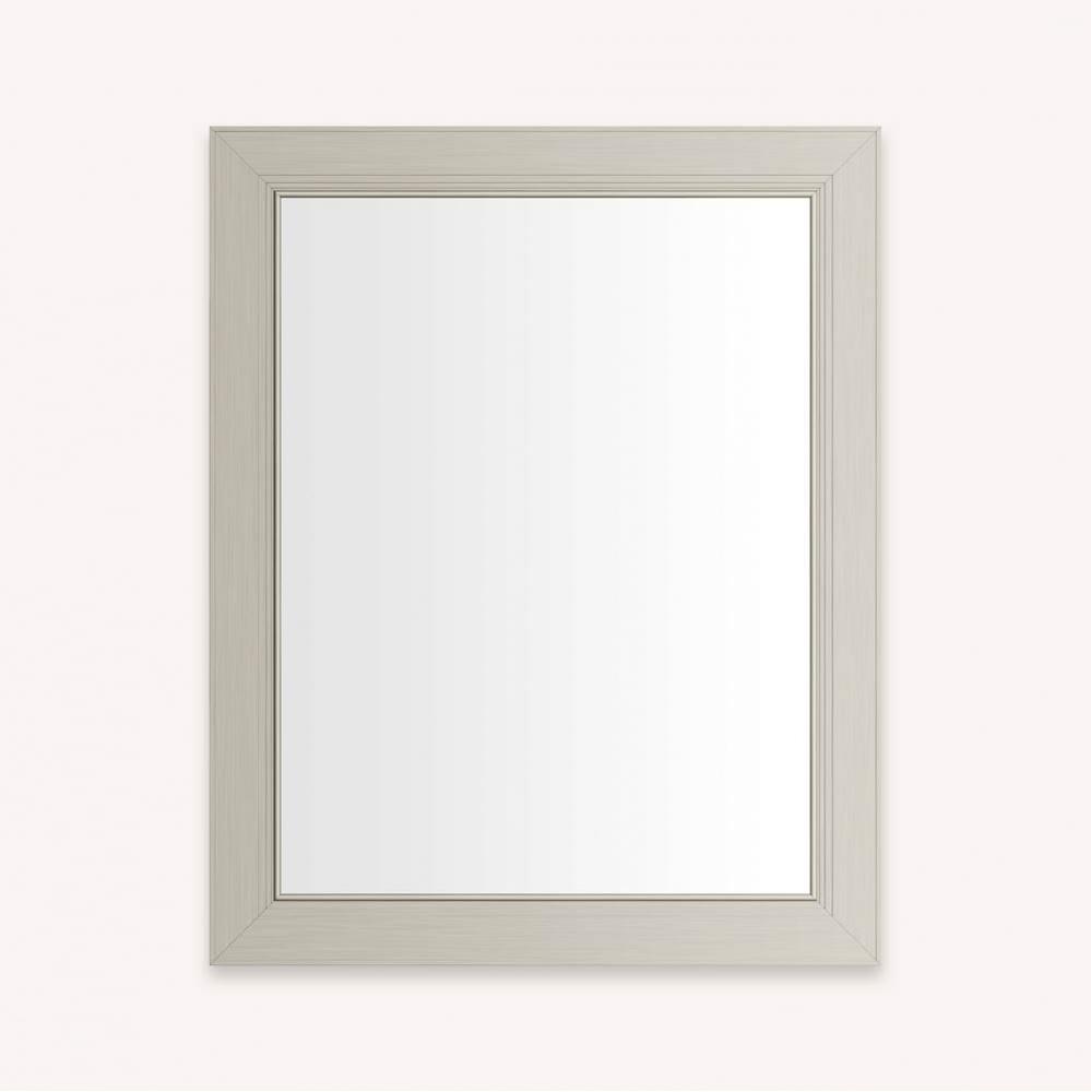DC FRAMED WALL MIRROR, ME, 24X30, NICKEL