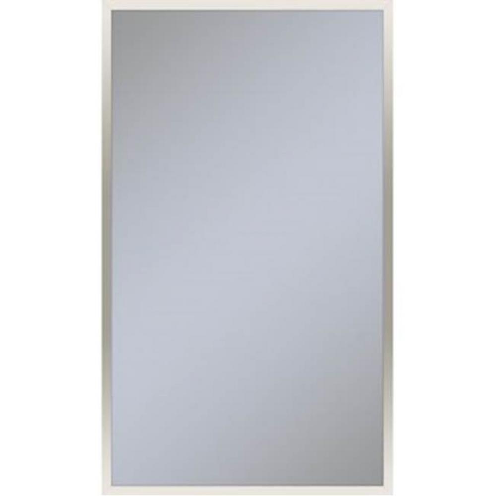 Profiles Framed Mirror, 24'' x 40'' x 3/4'', Polished Nickel