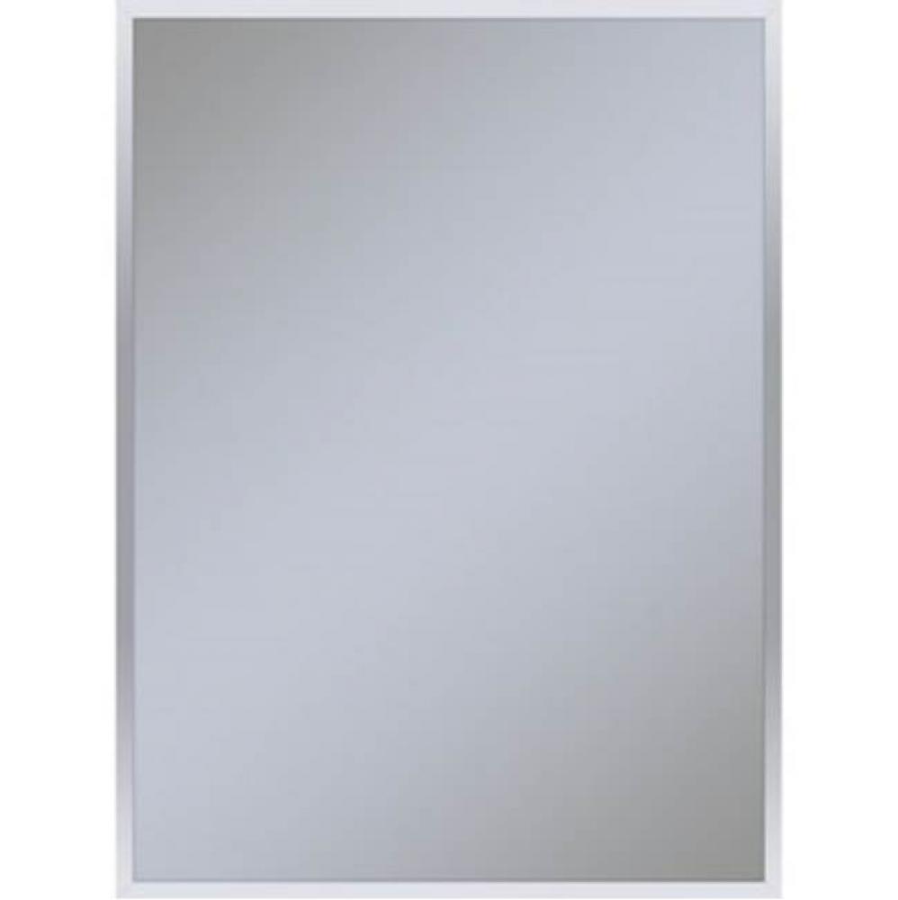 Profiles Framed Mirror, 30'' x 40'' x 3/4'', Chrome