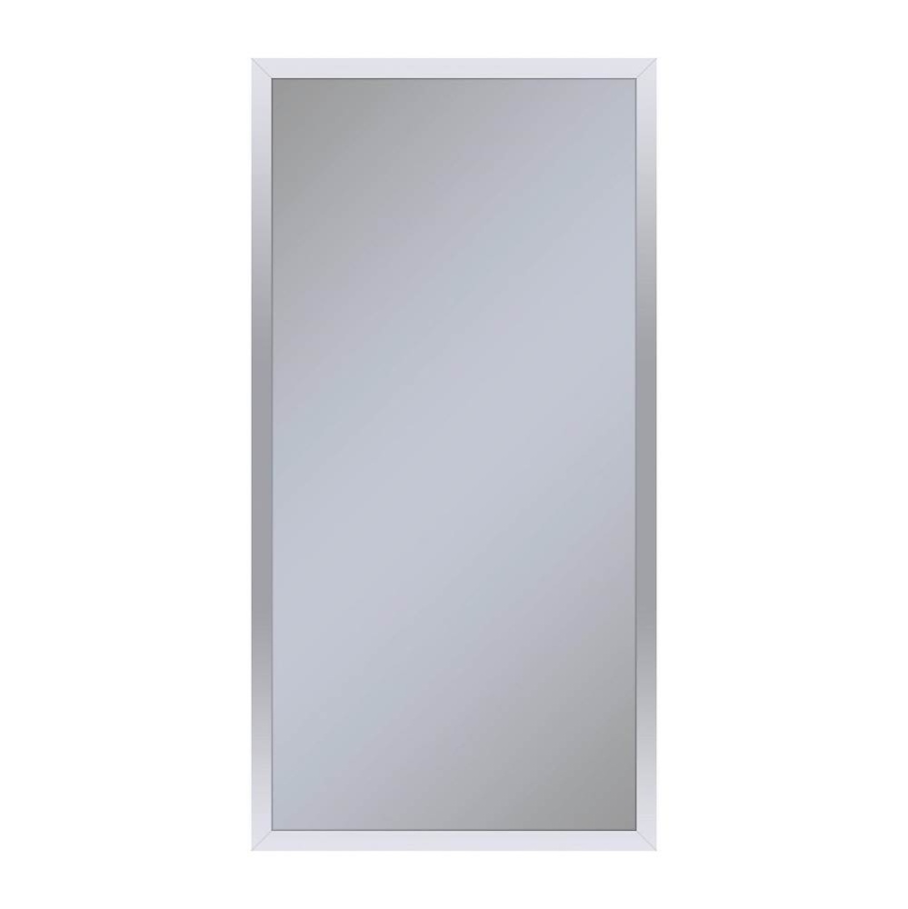 Profiles Framed Cabinet, 16'' x 30'' x 4'', Chrome, Electrical Outle