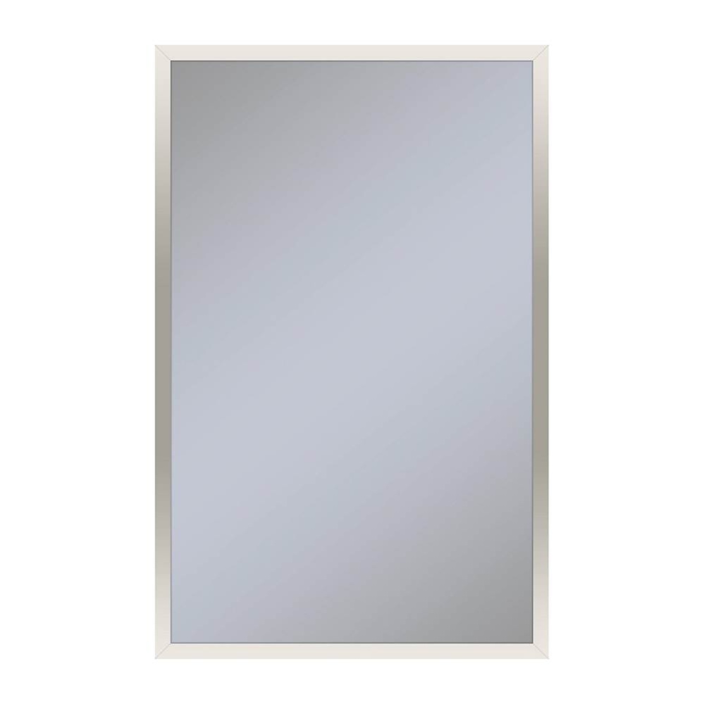 Profiles Framed Cabinet, 20'' x 30'' x 4'', Polished Nickel, Non-Ele