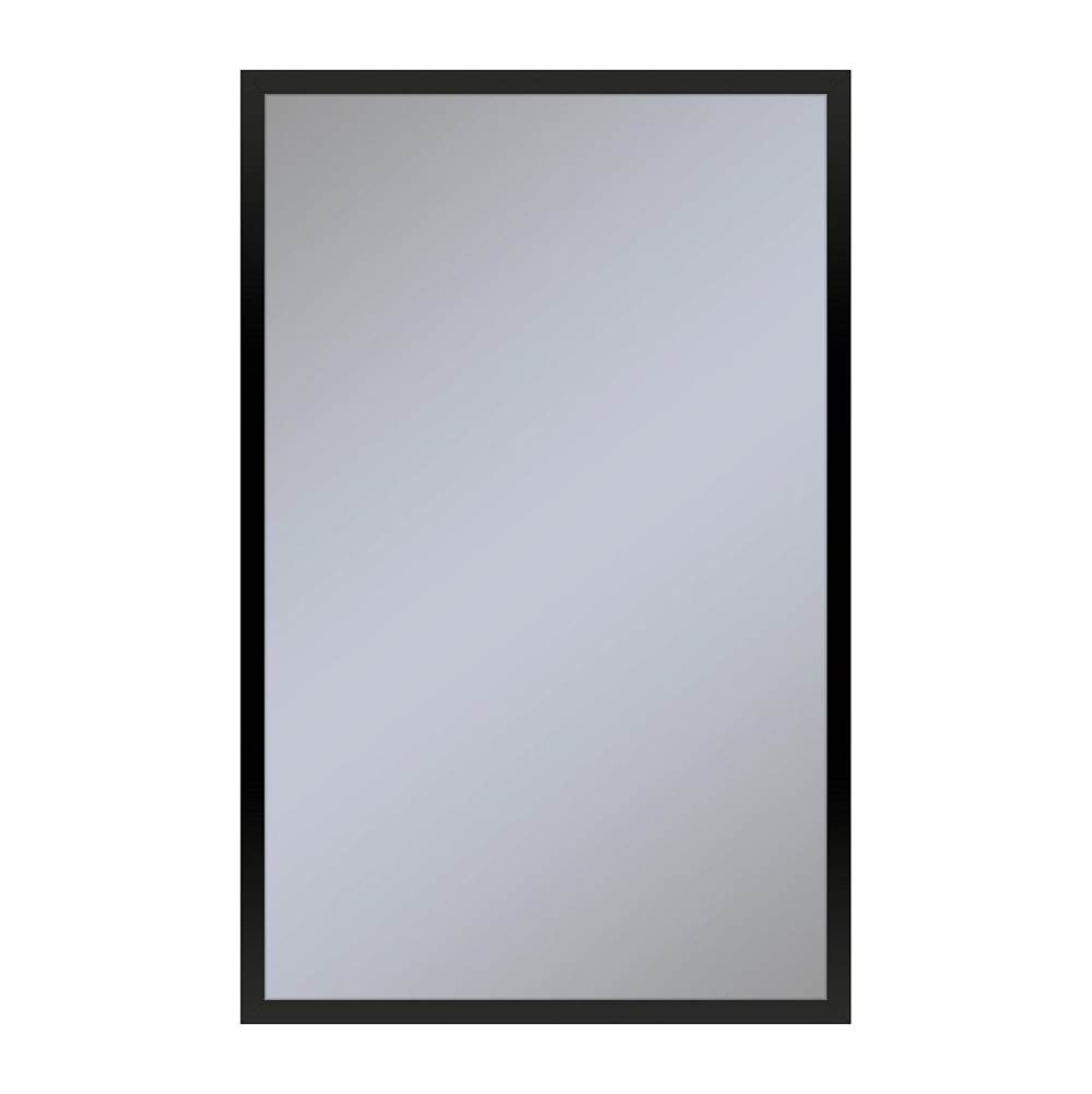 Profiles Framed Cabinet, 20'' x 30'' x 4'', Matte Black, Non-Electri