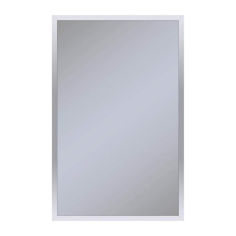 Profiles Framed Cabinet, 20'' x 30'' x 6'', Chrome, Non-Electric, Re