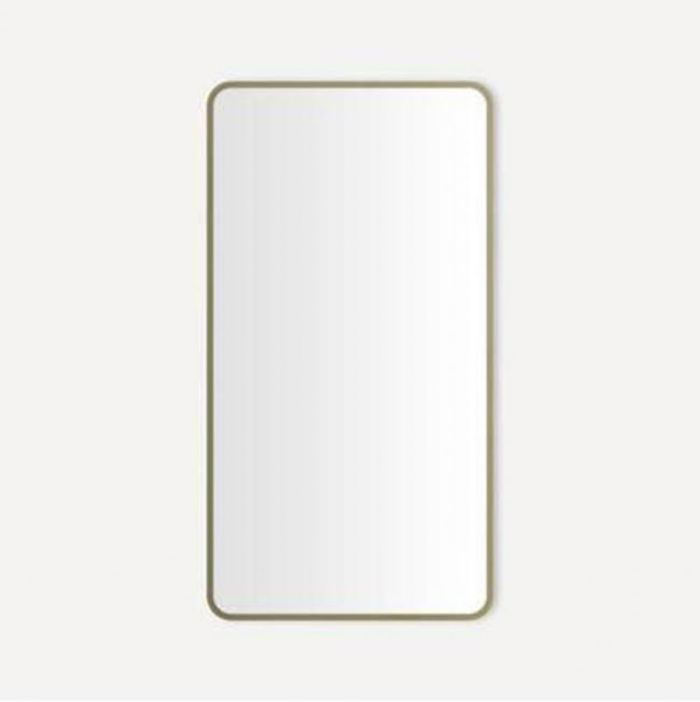 MIRROR, ROUND CORNER METAL 2444, AGD BRS
