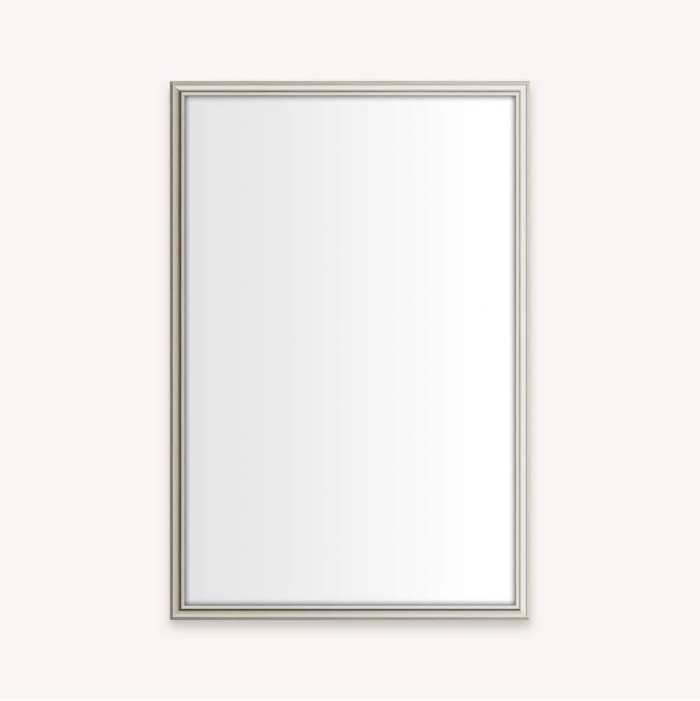 DC FRAMED WALL MIRROR, RM, 20X30, NICKEL