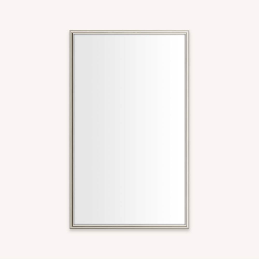 Main Line Mirror, 24'' x 40'' x 1-5/8'', Rosemont Frame, Satin Nicke