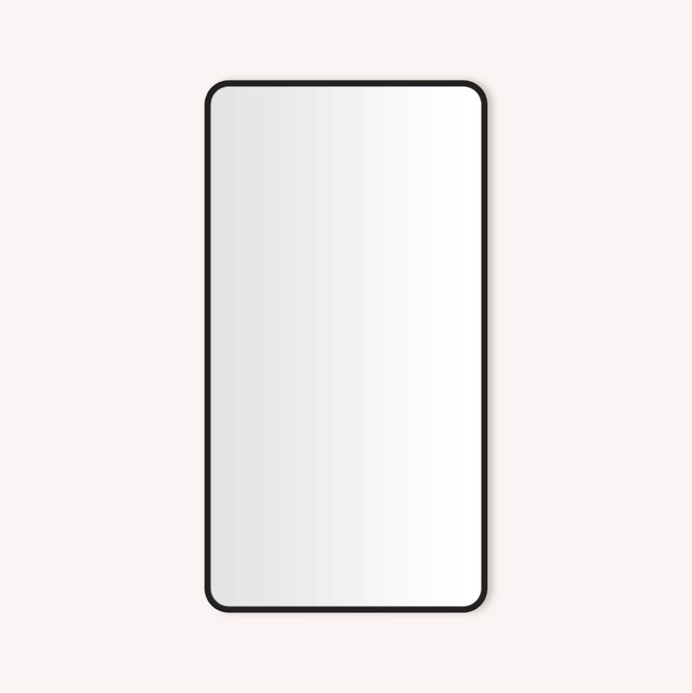 CAB, ROUND CORNER METAL 2444D4, MAT BLCK