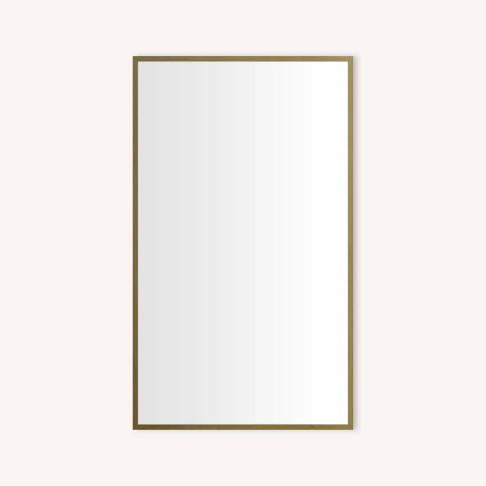 CAB, THIN FRAME METAL 2440D4, AGED BRASS