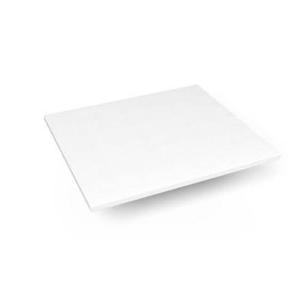 Engineered Stone Vanity Top, 25'' x 22'' x 3/4'', Dry Top, Quartz Wh