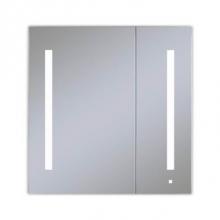 Robern AC3030D4P2L - AiO Lighted Cabinet, 30'' x 30'' x 4'', Two Door, LUM Lighting, 4000