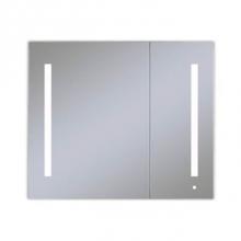 Robern AC3630D4P2LA - AiO Lighted Cabinet, 36'' x 30'' x 4'', Two Door, LUM Lighting, 4000