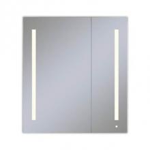 Robern AC3640D4P2LAW - AiO Lighted Cabinet, 36'' x 40'' x 4'', Two Door, LUM Lighting, 2700